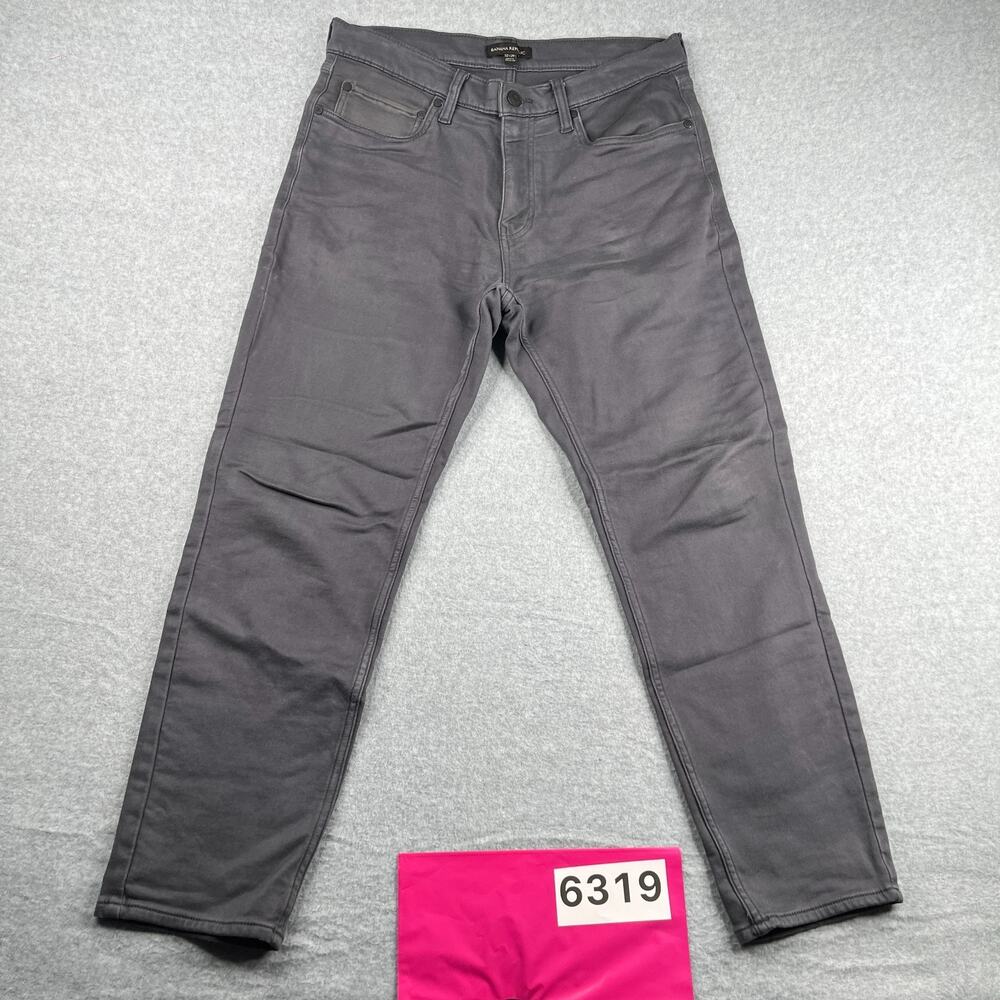 Banana Republic Jeans Mens 32x29 Stretch Gray Casual